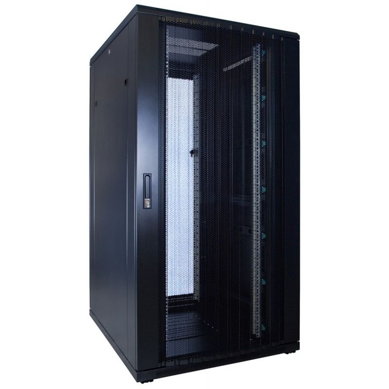 32U serverskab med perforeret låge 800x1000x1600mm (BxDxH)