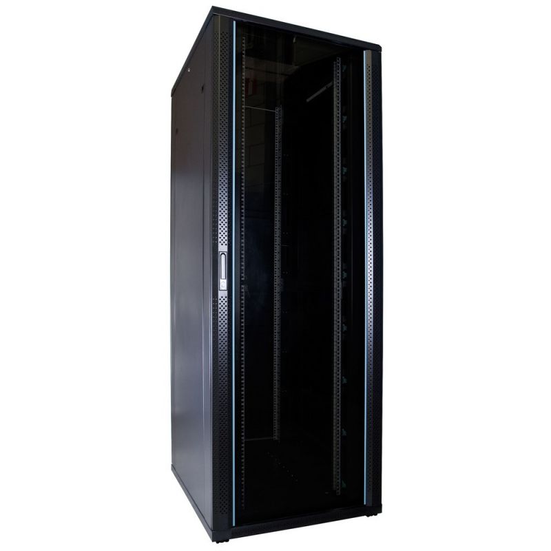 47U serverskab med glaslåge 800x1000x2200mm (BxDxH)