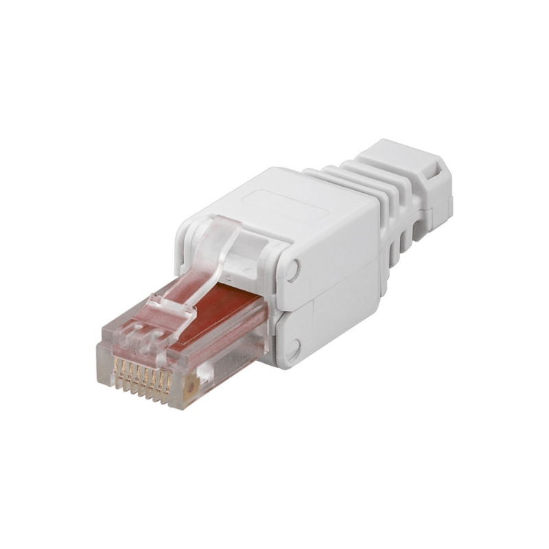 DANICOM UTP CAT6a Værktøjsfri RJ45 Connector - til fleksibel og stiv kerne