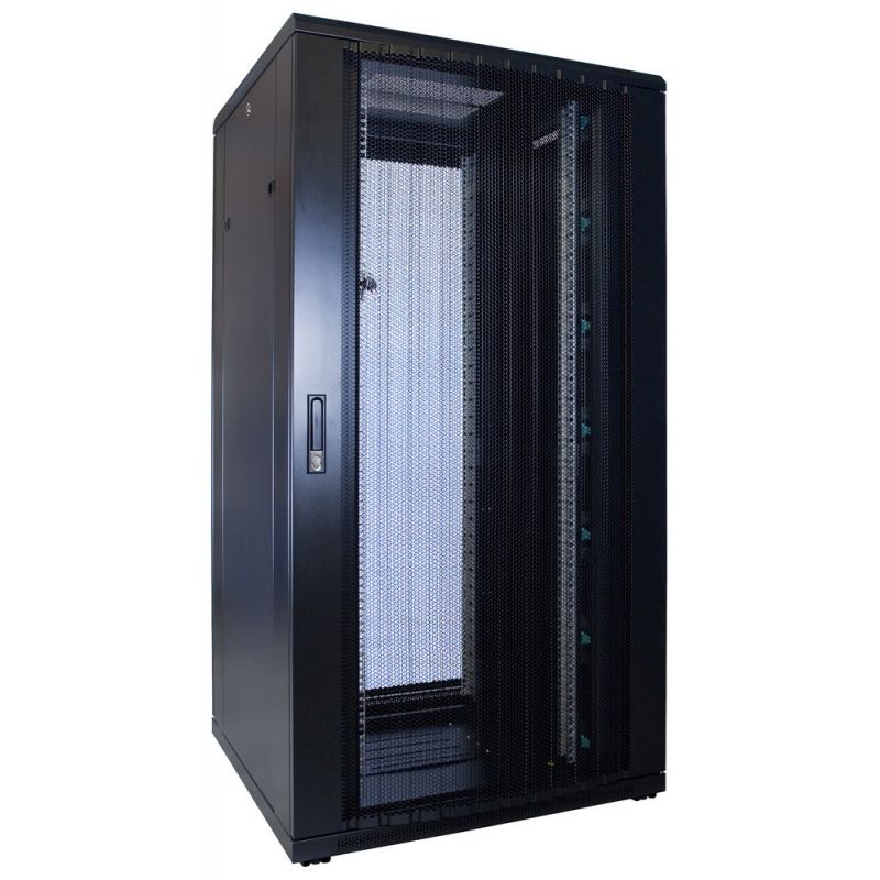 32U serverskab med perforeret låge 800x800x1600mm (BxDxH)