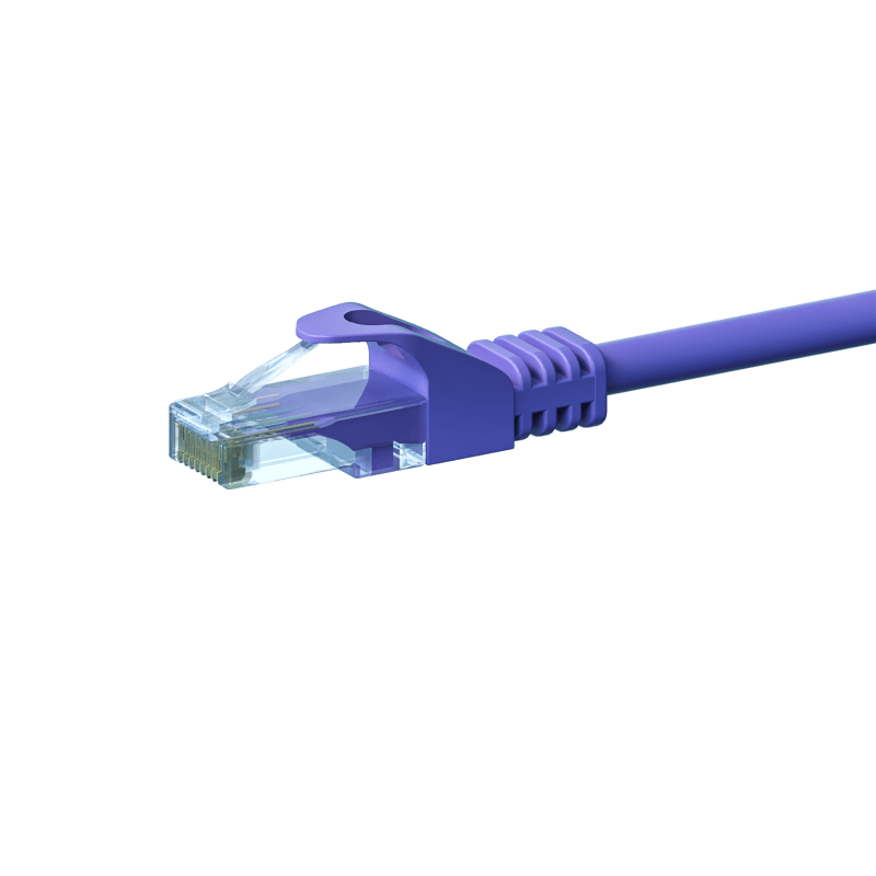 CAT6 UTP patch kabel 2m lilla - CCA