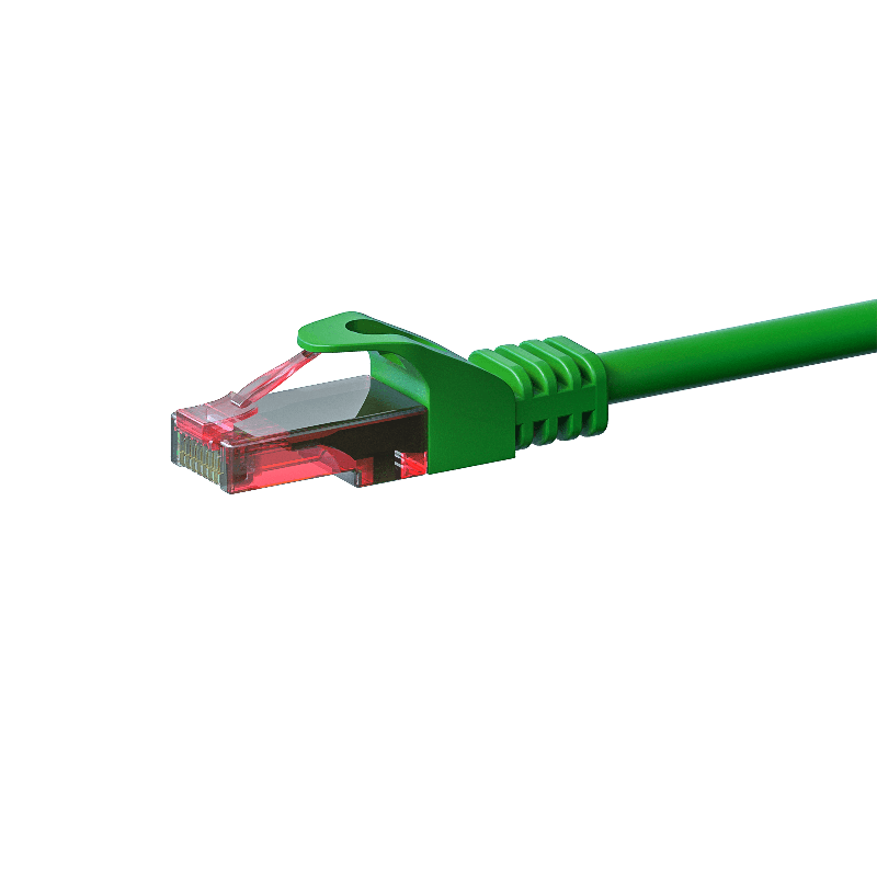 UTP CAT6 patchkabel 0,50m grøn - 100% kobber