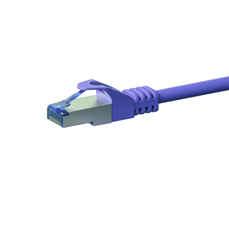 CAT6a S/FTP (PIMF) patchkabel 30m lilla
