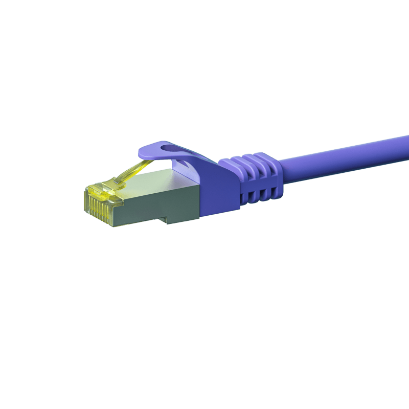 Cat7 S/FTP (PIMF) patchkabel 50m lilla