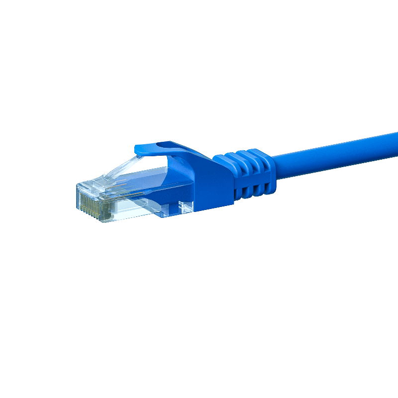 CAT6 UTP patch kabel 1m blå - CCA