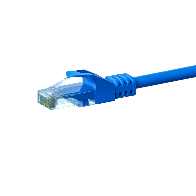 CAT6 UTP patch kabel 10m blå - CCA