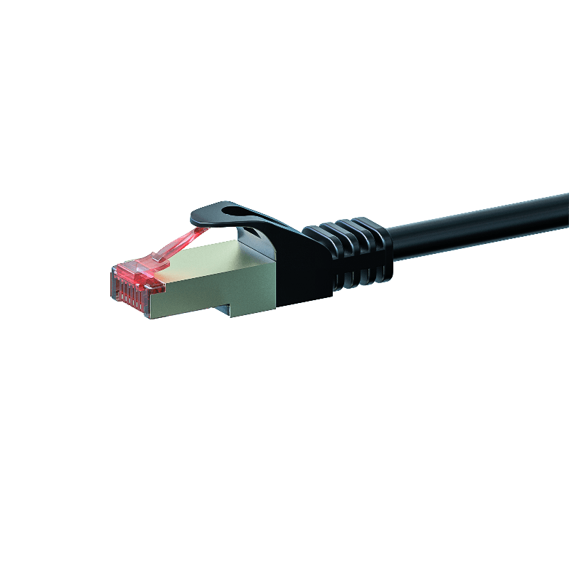 CAT6 S/FTP (PIMF) patchkabel 1,50m sort