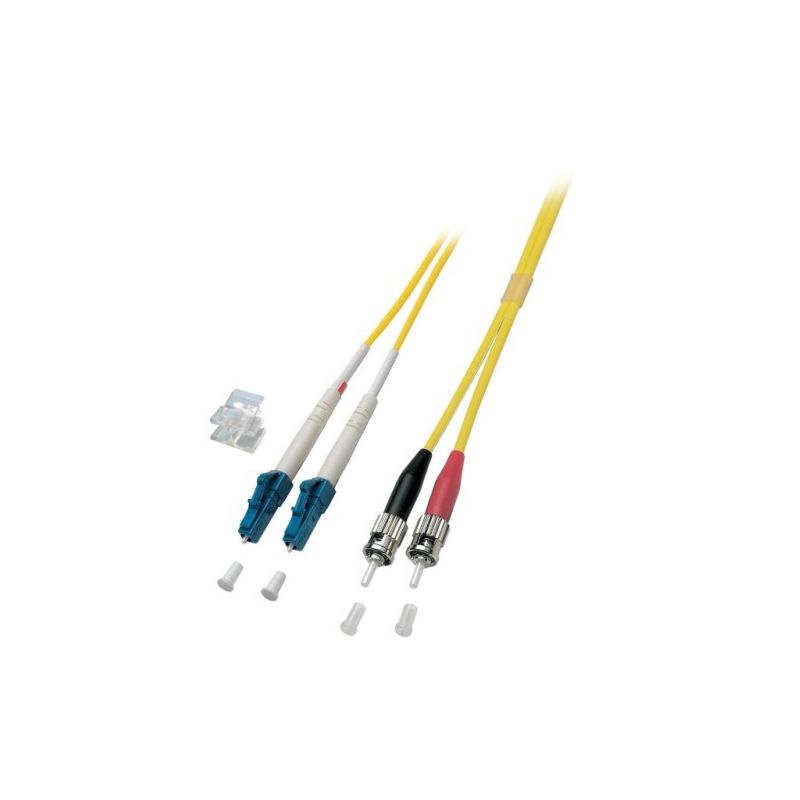 OS2 duplex fiberoptisk kabel LC-ST 7,50m