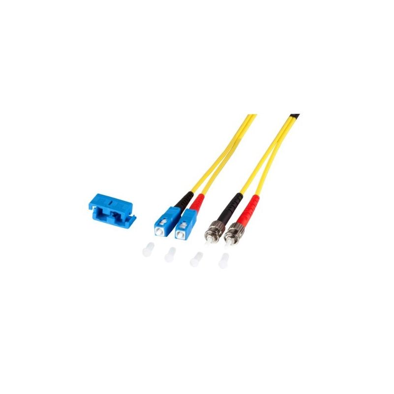 OS2 duplex fiberoptisk kabel SC-ST 20m
