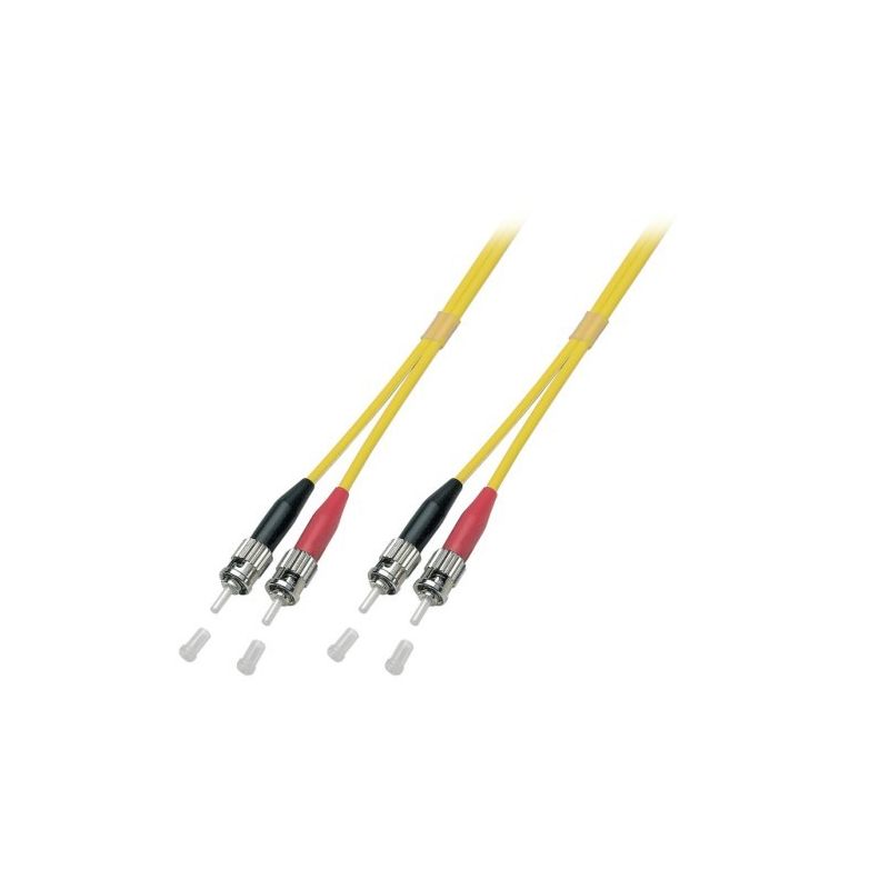 OS2 duplex fiberoptisk kabel ST-ST 7,50m