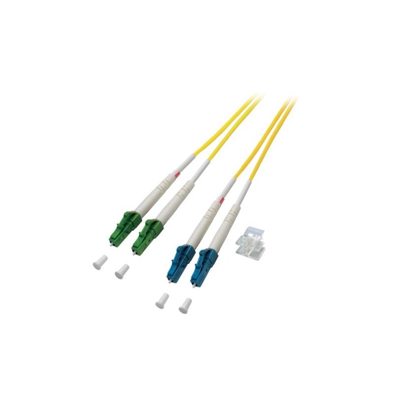 OS2 duplex fiberoptisk kabel LC/APC-LC 7,50m