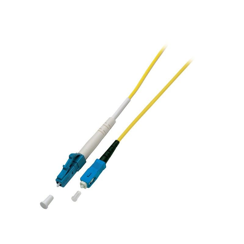 OS2 simplex fiberoptisk kabel LC-SC 0,50m