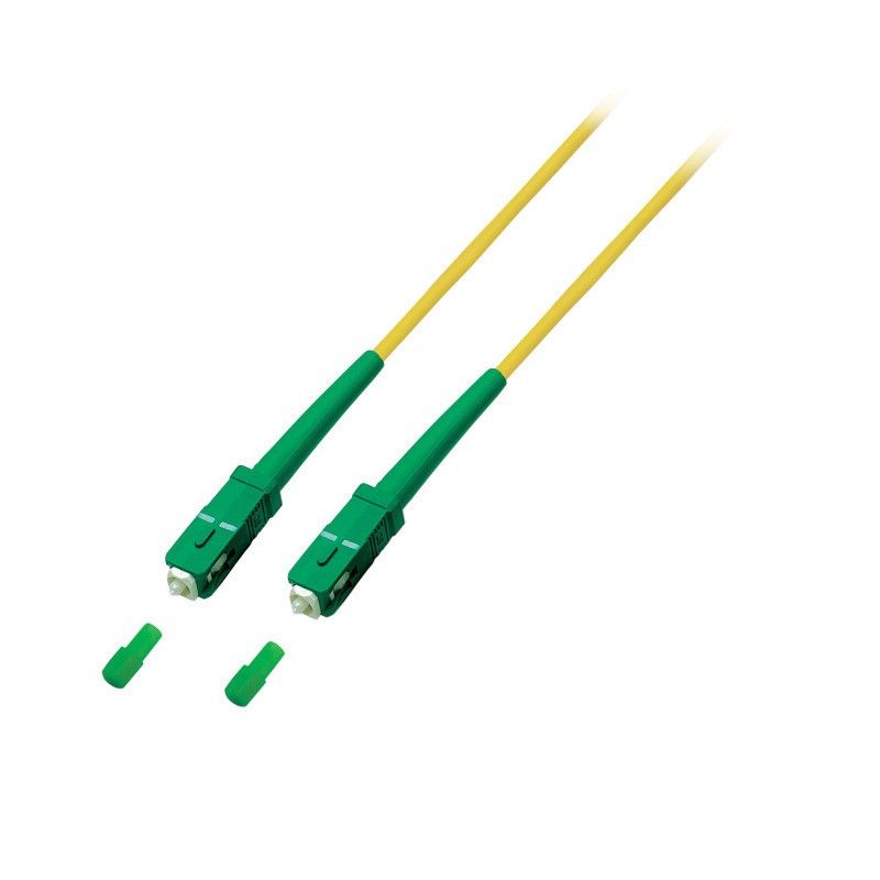 OS2 simplex fiberoptisk kabel SC/APC-SC/APC 2m