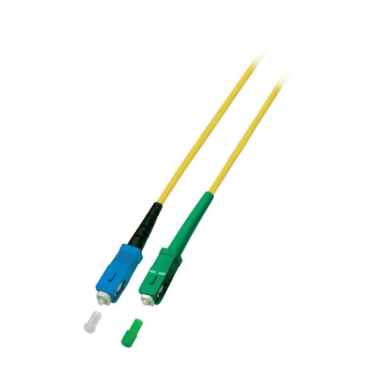 OS2 simplex fiberoptisk kabel SC/APC-SC 2m