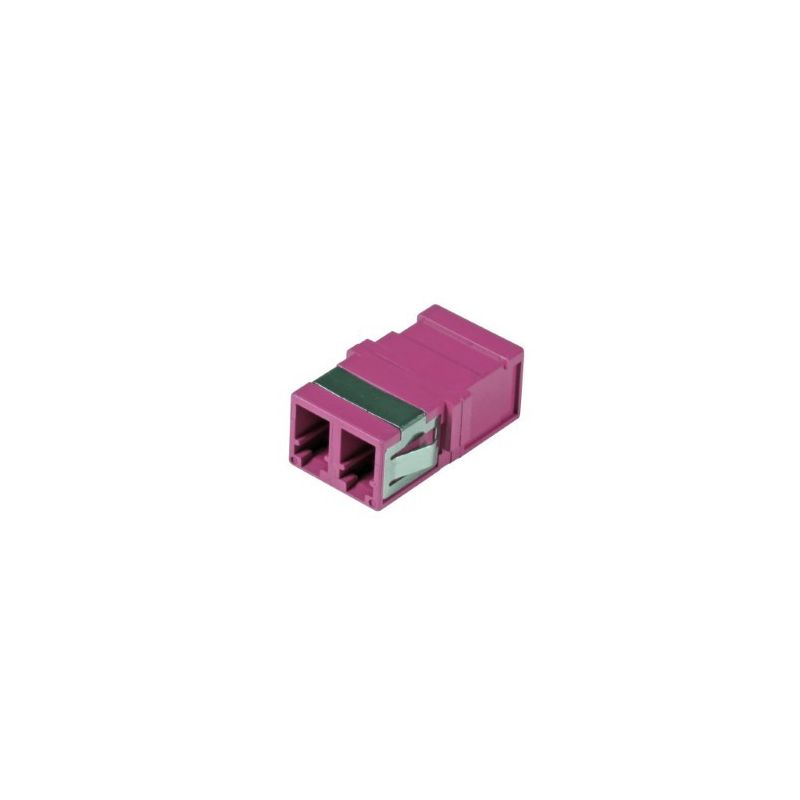 Multimode keystone-kobling LC-LC duplex lilla