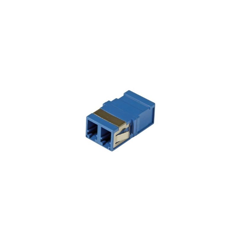 Singlemode keystone-kobling LC-LC duplex blå