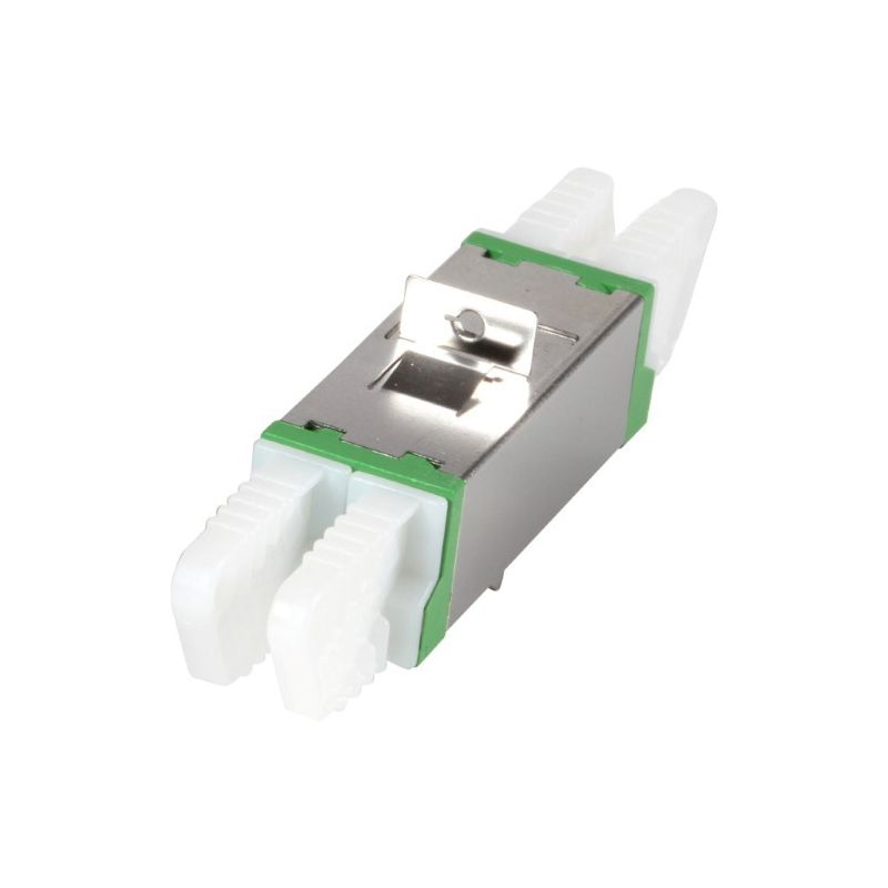 Single-mode kobling E2000-E2000 duplex grøn