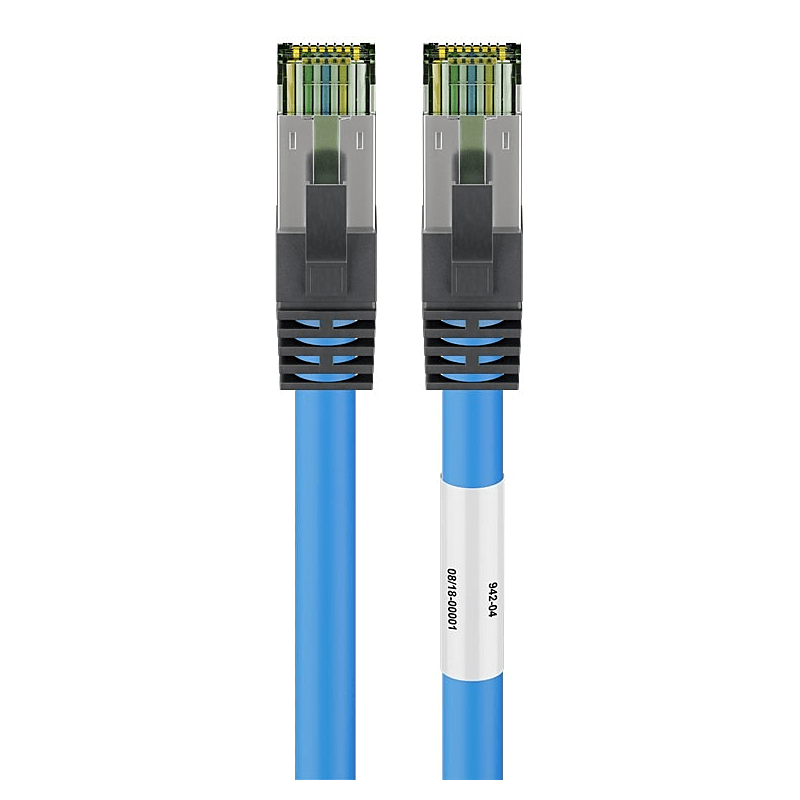 Cat8 S/FTP (PIMF) patchkabel 3m blå
