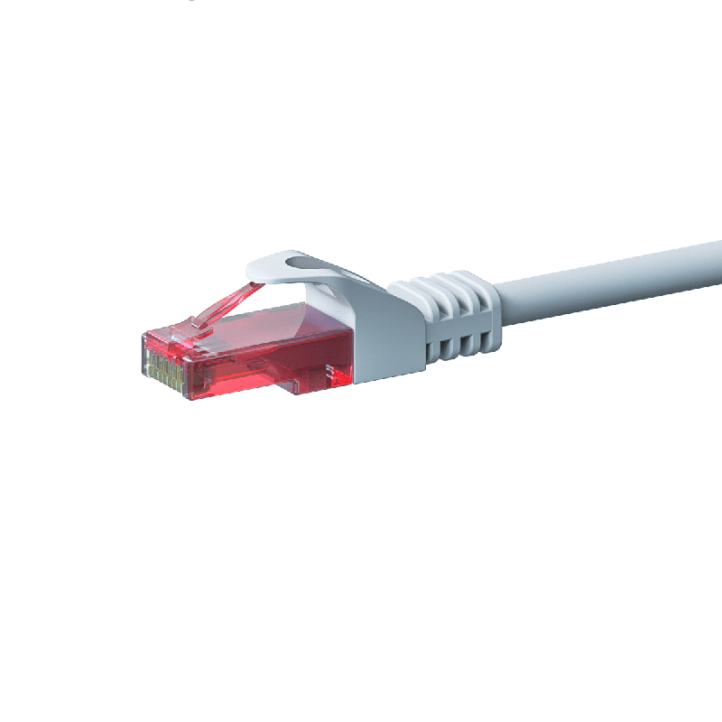 UTP CAT6 patchkabel 15m hvid - 100% kobber