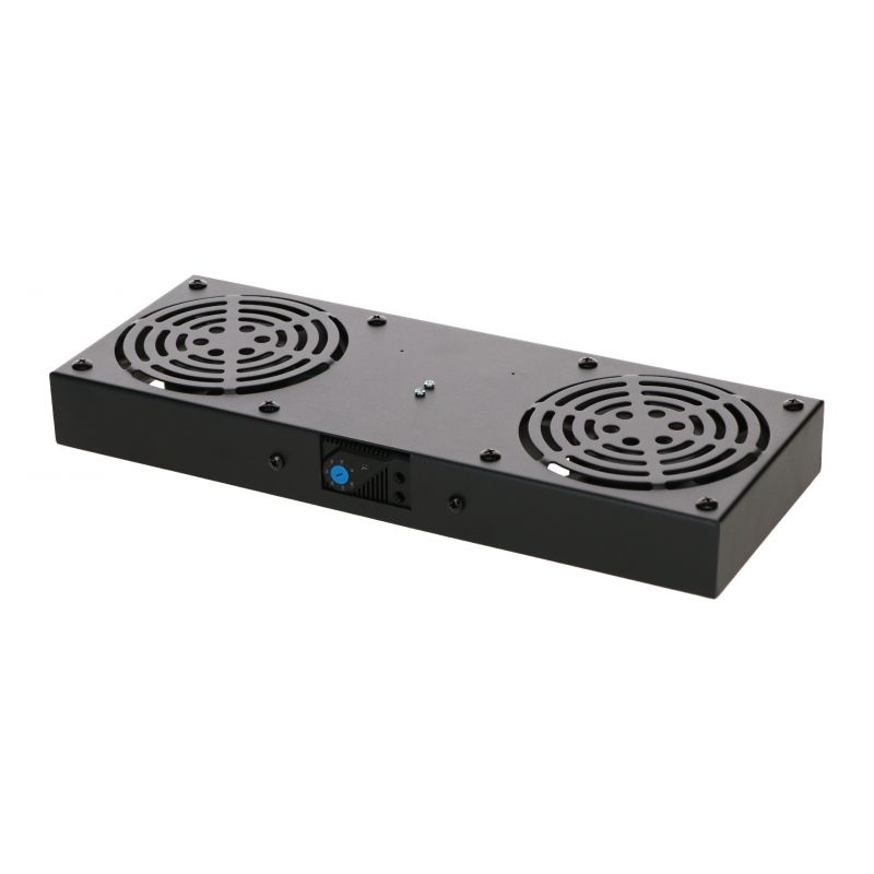 Ventilatorpakke med 2 blæsere og termostat velegnet til overskabe
