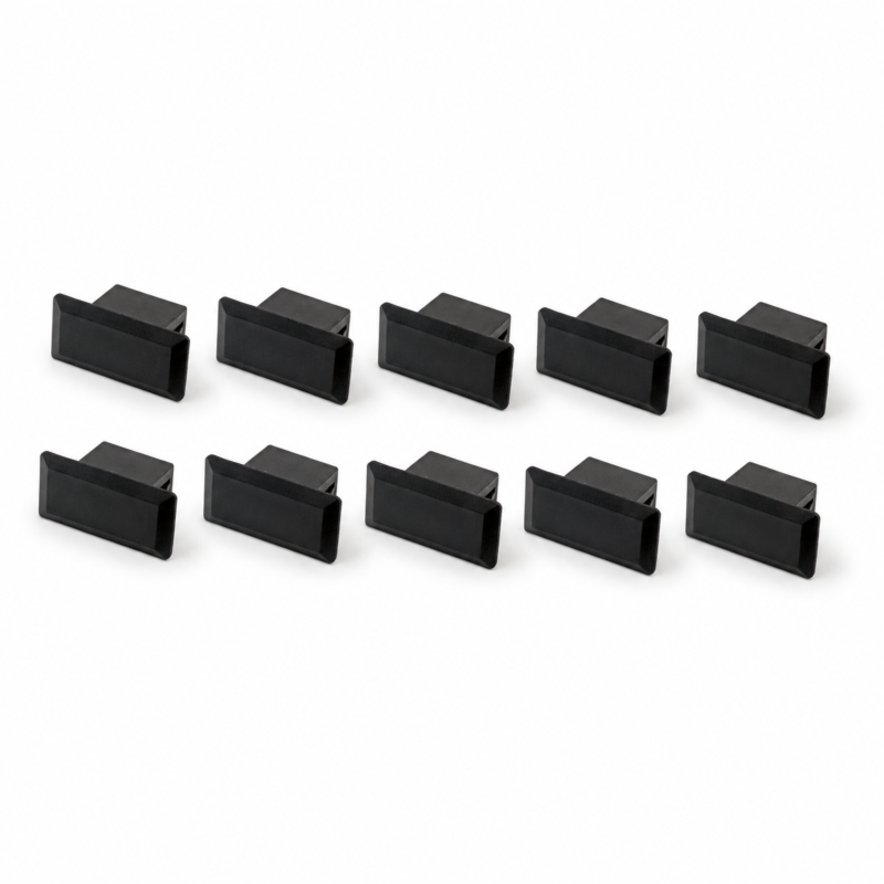 Afskærmningsdæksel til E2000/SC simplex /LC duplex patchpanel - 10 stk.