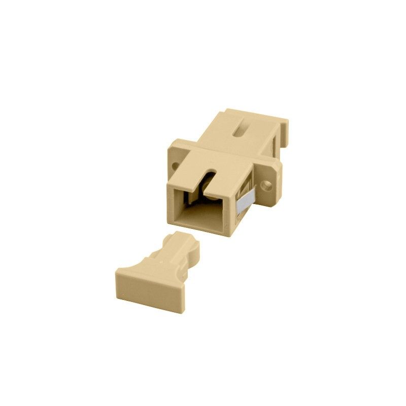 Multimode kobling SC-SC simplex beige