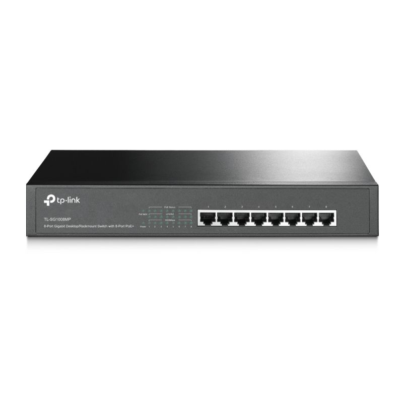 TP-Link 8-ports SG1008MP uadministreret PoE-switch