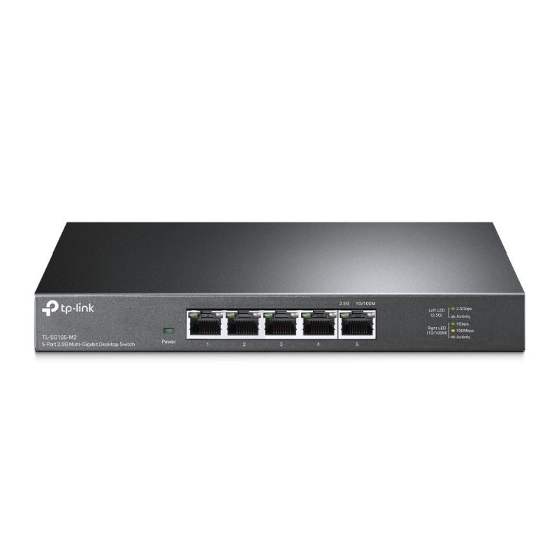 TP-Link 5-Port SG105 Multi-Gigabit uadministreret switch
