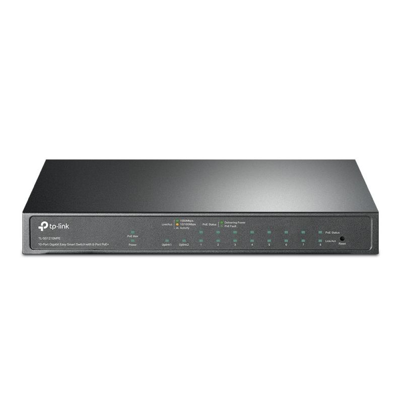 TP-Link 10-Port 1210 administreret PoE smart switch