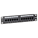 10 tommer CAT5e UTP patchpanel - 12 porte