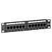 10 tommer CAT5e UTP patchpanel - 12 porte