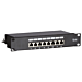 10 tommer CAT6 FTP patch panel - 8 porte