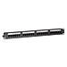 CAT6 UTP patch panel - 24 porte
